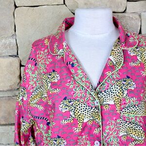 Printfresh Long Sleep Set Tiger Queen Pink Size M